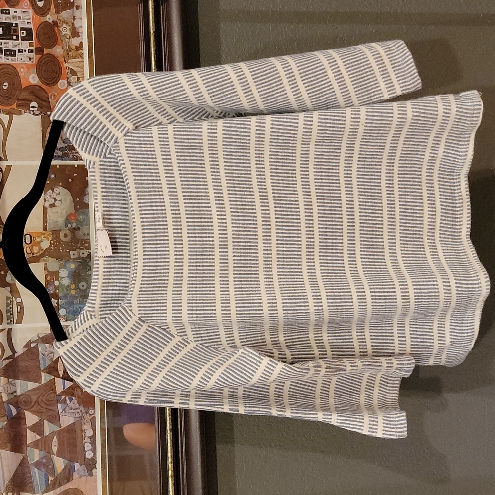 Anthropologie cotton jersey blouse.